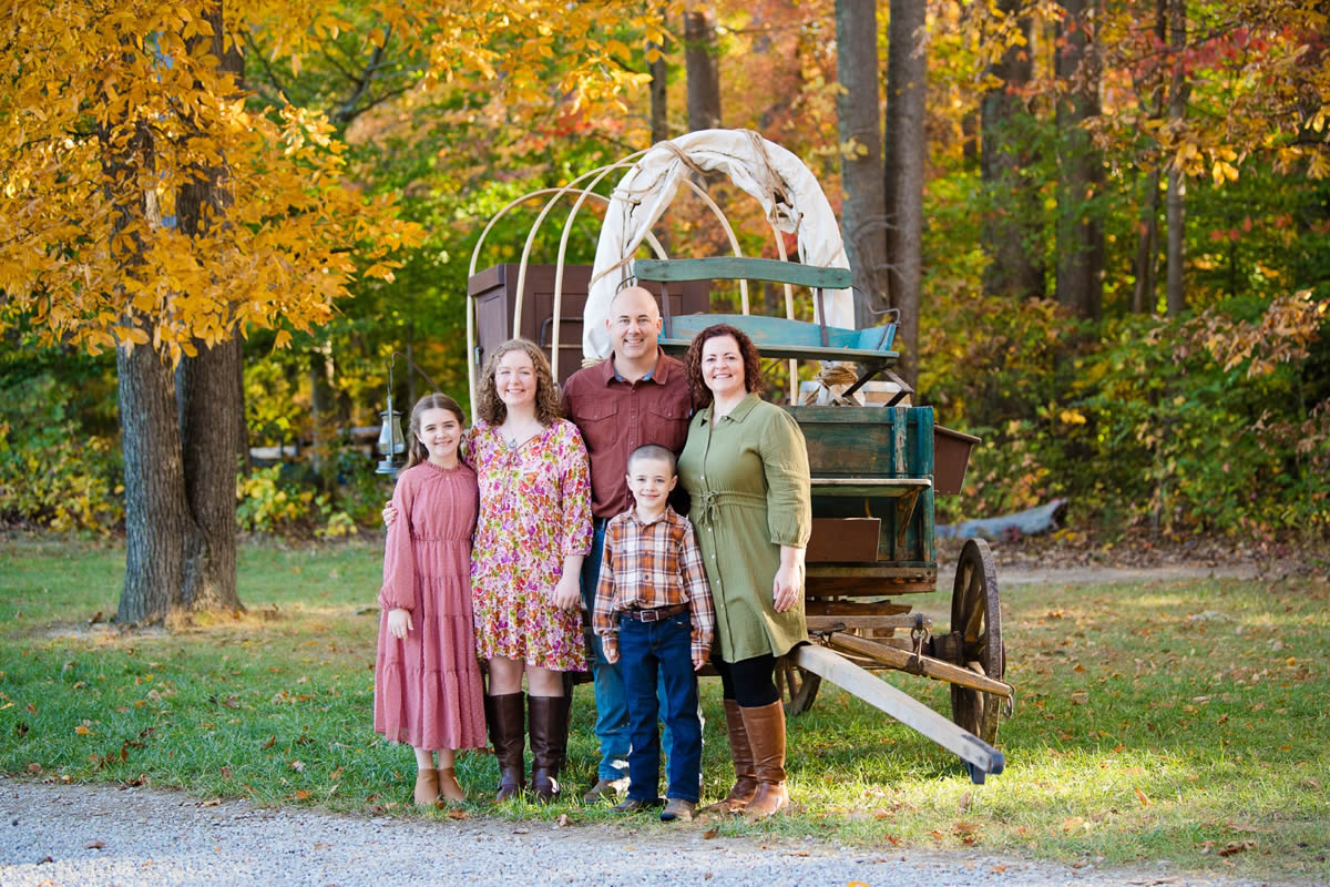 Smith-Family Brian Smith and Family, Owners of Mayberry West Farms in Milan, IN