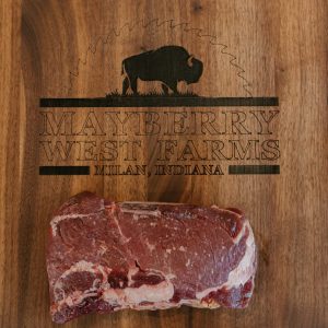 Bison Top Sirloin Steak Mayberry West Farms Milan, IN
