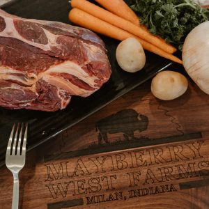 Bison Bottom Round Roast Mayberry West Farms Milan, IN