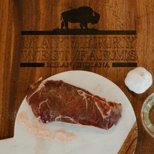 Bison Strip Steak Mayberry West Farms Milan, IN
