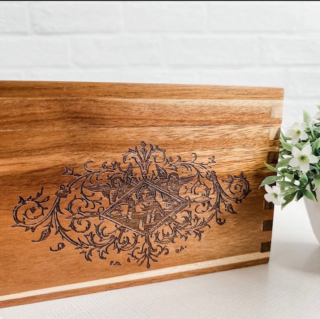 Wooden Prayer Card Box - Image 2