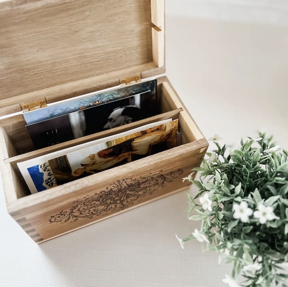 Wooden Prayer Card Box - Image 3