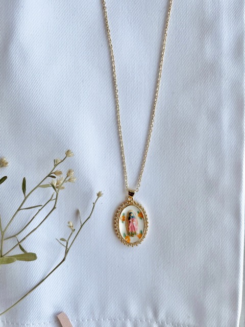 Dainty St. Monica Necklace