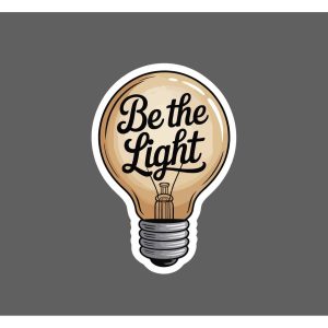 Be The Light Sticker Lightbulb Waterproof