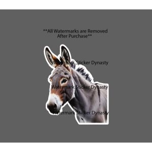 Donkey Sticker Waterproof Decal
