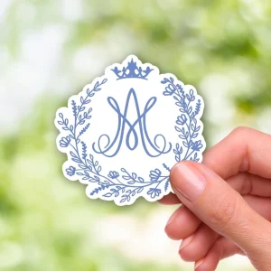 Auspice Maria Catholic Vinyl Waterproof Sticker