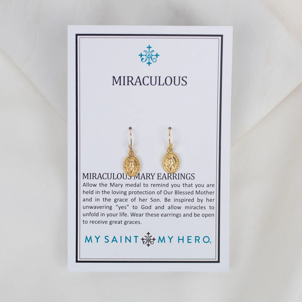 Miraculous Medal Earrings - Image 7