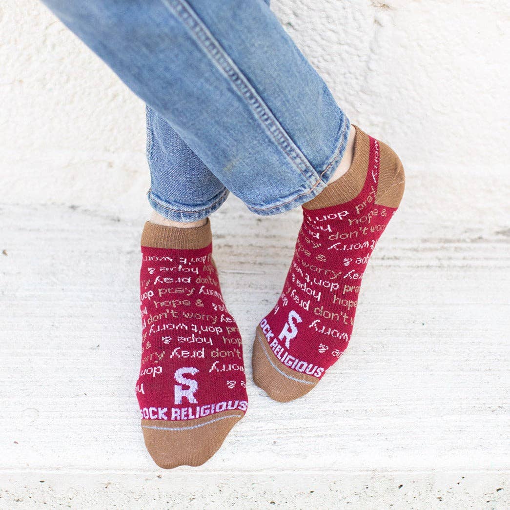 St. Padre Pio No Show Socks